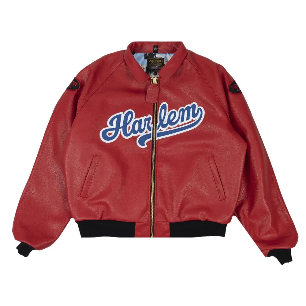 VANSON LEATHERS | HARLEM BOMBER JACKET | 4-12 WEEKS PRODUCTION