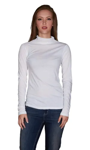 Velvet by Graham & Spencer Talisia Gauzy Whisper Turtleneck Top