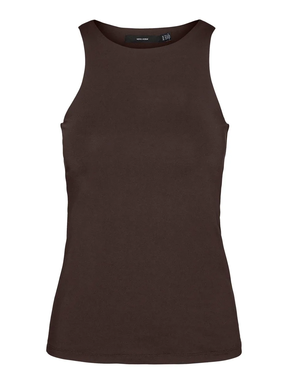 Vmbianca Sl Tank Top Noos - Bruin