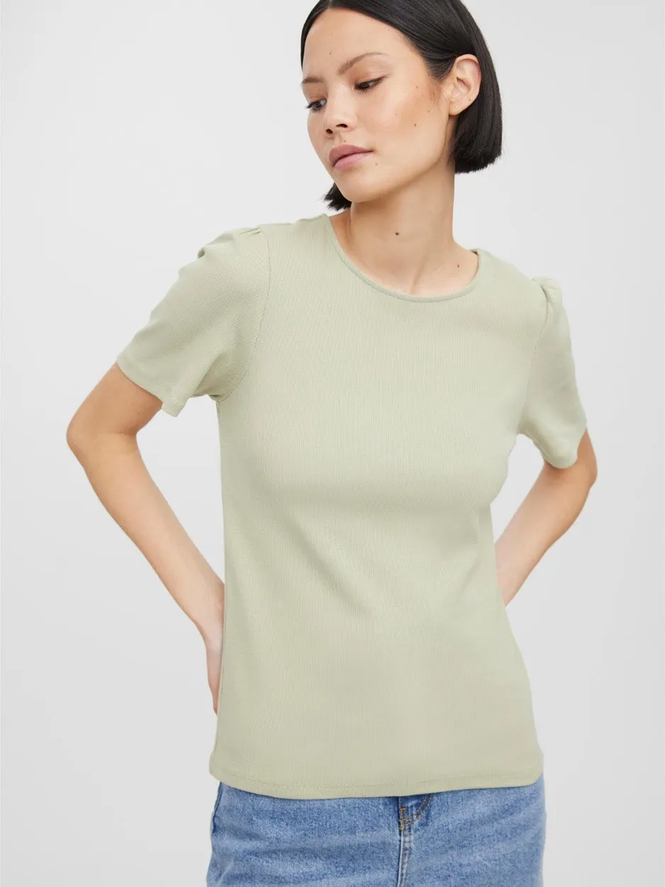 Vmnatasha Ss Puff Top Noos - Mint